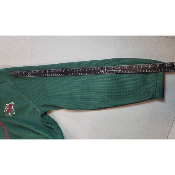 NHL Minnesota Wild XXL Full Zip Green Performance Fleece Jacket - Picture 13 of 15